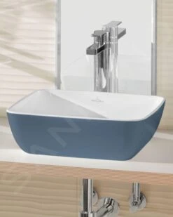 Villeroy & Boch Artis - Lavabo Sobre Encimera, 410x410 Mm, Ocean 417841BCW2 -Baño Suministros Tienda 58e00effc106b53ea7001df5