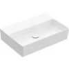 Villeroy & Boch Memento 2.0 - Lavabo 500x420 Mm, Sin Rebosadero, Sin Orificio Para El Grifo, CeramicPlus, Blanco Alpino 4A2253R1 -Baño Suministros Tienda 5befc0493d2b51deba637bfb