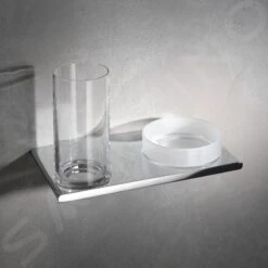 Keuco Edition 400 - Vaso Para Cepillos De Dientes Y Bandeja Con Soporte, Cristal/cromo 11554019000 -Baño Suministros Tienda 5d9bce4c106bd28df5cdf237