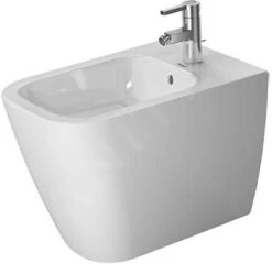 Duravit Happy D.2 - Bidé De Pie, Con WonderGliss, Blanco Alpino 22671000001