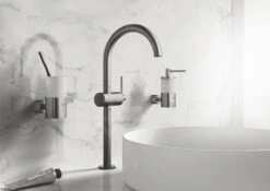 Grohe Atrio - Dispensador De Jabón Líquido, Hard Graphite Cepillado 40306AL3 -Baño Suministros Tienda 5e73f1789bf9ffb7737220f9