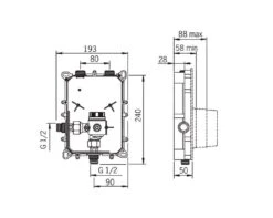 Hansa Electra - Cuerpo De Montaje Empotrado Para Sensor Electrónico 09450170 6 Hansa Electra - Cuerpo De Montaje Empotrado Para Sensor Electrónico 09450170 -Baño Suministros Tienda 60ba0ee960e5ca9377b63496