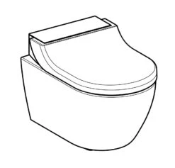 Geberit AquaClean - Bidé Electrónico Tuma Classic Con Cerámica, Rimfree, SoftClosing, Blanco Alpino 146.092.11.1 -Baño Suministros Tienda 64b91d406151e0efcfd4bfe5