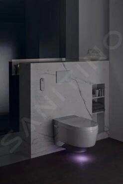 Geberit AquaClean - Bidé Electrónico Suspendido Mera Classic, SoftClosing, Cromo Brillante 146.202.21.1 -Baño Suministros Tienda 659a6b43b312f27daec52280