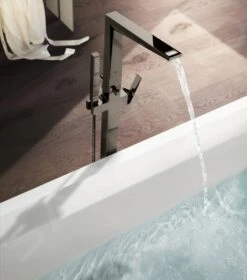 Grohe Allure Brilliant - Grifo De Bañera Sobre Suelo, Hard Graphite Cepillado 23119AL0 -Baño Suministros Tienda 65aea57ff0893d53ab06200e