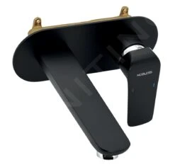 Novaservis Nobless Tina - Grifo Empotrado De Lavabo, Con Cuerpo De Montaje, Negro Mate 38200,5