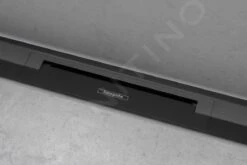 Hansgrohe RainDrain Flex - Canaleta De Ducha Lineal Con Rejilla De Acero Inoxidable 800, Junto A La Pared, Acortable, Negro Mate 56051670 -Baño Suministros Tienda 6d6913cb7e2a8174095734c7