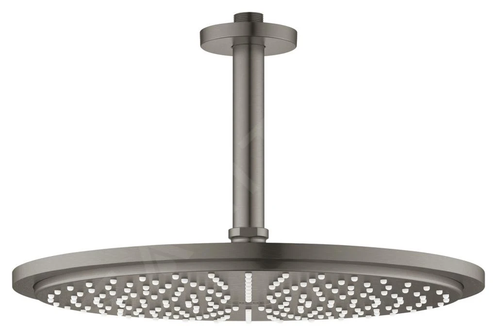 Grohe Rainshower Cosmopolitan - Rociador De Ducha 310, Brazo De Ducha 142 Mm, 1 Chorro, Grafito Oscuro Cepillado 26067AL0 3 Grohe Rainshower Cosmopolitan - Rociador De Ducha 310, Brazo De Ducha 142 Mm, 1 Chorro, Grafito Oscuro Cepillado 26067AL0