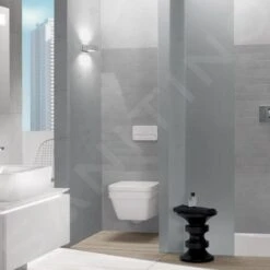 Villeroy & Boch Architectura - Inodoro Suspendido Con Asiento SoftClosing, DirectFlush, CeramicPlus, Blanco Alpino 5685HRR1 -Baño Suministros Tienda 71911cbd9ee7edfdc76a9709