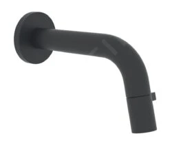 Hansa Nova - Grifo De Lavabo De Agua Fría, Negro Mate 5086810133