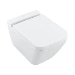 Villeroy & Boch Finion - Asiento De WC Con Tapa, Blanco Alpino 9M88S1R1 -Baño Suministros Tienda 72fcc02718aaaa84d16f057f