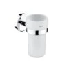 Kielle Aura - Vaso Para Cepillos De Dientes Con Soporte, Cromo 40002000