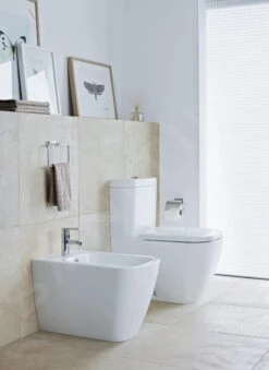 Duravit Happy D.2 - Taza De Inodoro Completo, Con WonderGliss, Blanco Alpino 21340900001 -Baño Suministros Tienda 7b9257a675e231a2bc408d80