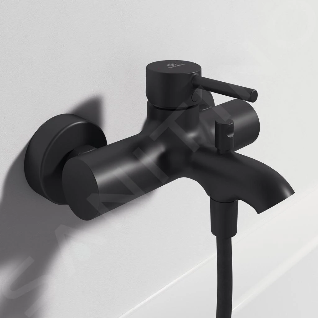 Ideal Standard CeraLine - Grifo De Pared Para Bañera, Negro BC199XG 6 Ideal Standard CeraLine - Grifo De Pared Para Bañera, Negro BC199XG - Imagen 4