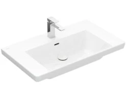 Villeroy & Boch Subway 3.0 - Lavabo 800x470 Mm, Con Rebosadero, Orificio Para Grifería, Blanco Alpino 4A708001