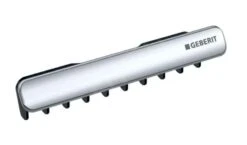 Geberit ONE - Tapa De Desagüe De Lavabos Con Desagüe Horizontal, Inserto En Forma De Peine, Blanco Alpino 245.451.11.1