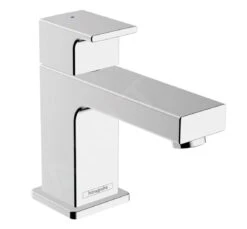 Hansgrohe Vernis Shape - Grifo De Agua Fría Para Lavabo, EcoSmart, Cromo 71592000