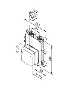 Hansa Electra - Cuerpo De Montaje Empotrado Para Sensor Electrónico 09450170 7 Hansa Electra - Cuerpo De Montaje Empotrado Para Sensor Electrónico 09450170 -Baño Suministros Tienda 8b645efd89363b7f9185f75f
