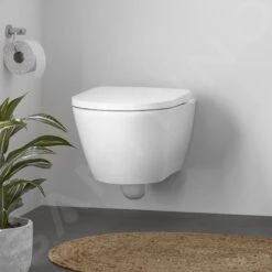 Duravit D-Neo - Inodoro Suspendido, Rimless, Blanco 2577090000 -Baño Suministros Tienda 8c55bb5fed1a58b3fead807a