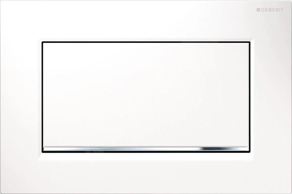Geberit Sigma30 - Pulsador Para WC Sigma30, Descarga De Inicio/Parada, Blanco/cromo 115.893.KJ.1 3 Geberit Sigma30 - Pulsador Para WC Sigma30, Descarga De Inicio/Parada, Blanco/cromo 115.893.KJ.1