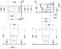 Duravit Starck 3 - Taza De Inodoro Completo, Blanca 0126090000 -Baño Suministros Tienda 8d26654fafb2f4679283d151 1