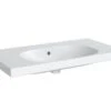 Geberit Acanto - Lavabo Doble 900x482 Mm, Sin Orificio Para Grifo, Con Rebosadero, Con KeraTect, Blanco 500.624.01.8 -Baño Suministros Tienda 8ea48b7fa9a1692a1b51d515