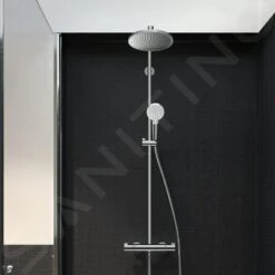 Hansgrohe Crometta - Conjunto De Ducha E 240 Showerpipe Con Termostato, Cromo 27267000 -Baño Suministros Tienda 8f21cb86aef1aa7aed604532