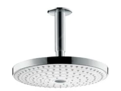 Hansgrohe Raindance Select S - Rociador De Ducha 240, 2 Chorros, Brazo De Ducha 100 Mm, Blanco/cromo 26467400