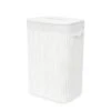 Compactor Free - Cesta De Ropa Sucia 450x350x600 Mm, Bambú/blanco RAN9108 -Baño Suministros Tienda 8f72205efcddbe47622e4fc2