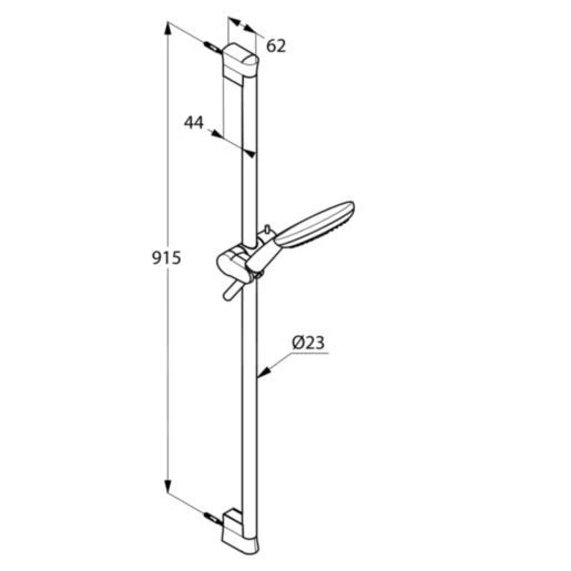 Kludi Freshline - Conjunto De Cabezal De Ducha 140, 3 Chorros, Barra Y Manguera, Blanco 6794091-00 4 Kludi Freshline - Conjunto De Cabezal De Ducha 140, 3 Chorros, Barra Y Manguera, Blanco 6794091-00 - Imagen 2