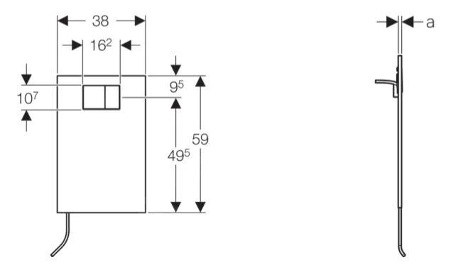 Geberit AquaClean - Placa De Cubierta Con Control Integrado Para Asientos De Bidé, Cristal/negro 115.324.SJ.1 4 Geberit AquaClean - Placa De Cubierta Con Control Integrado Para Asientos De Bidé, Cristal/negro 115.324.SJ.1 - Imagen 2