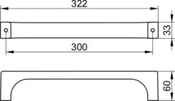 Keuco Edition 11 - Agarradero, Longitud 300 Mm, Cromo Negro Cepillado 11107130000 -Baño Suministros Tienda 94c58185666e93308cc83c30