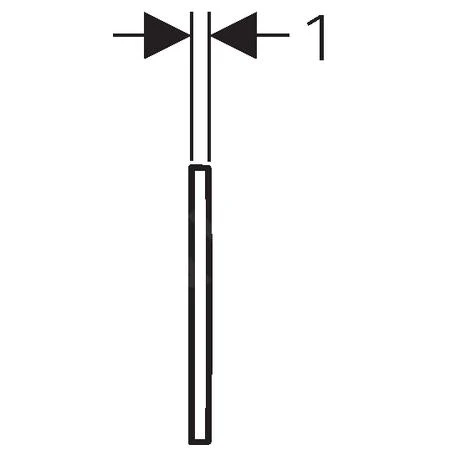 Geberit Accesorios - Placa De Cubierta Para El Control De La Descarga Para El Urinario, Acero Inoxidable 116.069.FW.1 5 Geberit Accesorios - Placa De Cubierta Para El Control De La Descarga Para El Urinario, Acero Inoxidable 116.069.FW.1 - Imagen 3