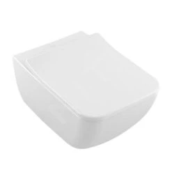 Villeroy & Boch Venticello - Inodoro Suspendido Con Asiento SoftClosing, DirectFlush, CeramicPlus, Blanco Alpino 4611RSR1