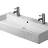 Duravit Vero - Lavabo Doble 1000x470 Mm, Con 2 Orificios Para Grifería, Blanco Alpino 0454100024 -Baño Suministros Tienda 9f83164dc00505c1d1fefb04 1