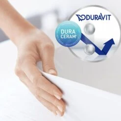 Duravit DuraSquare - Lavabo Doble De Mueble 1200x470 Mm, Con 2 Orificios Para Grifería, DuraCeram, Con WonderGliss, Blanco Alpino 23531200711 -Baño Suministros Tienda PHOTO 793