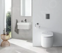 Grohe Sensia Arena - Inodoro Suspendido Con Ducha, Blanco Alpino 39354SH1 -Baño Suministros Tienda a0e5f7d8916bc133f5422cb0