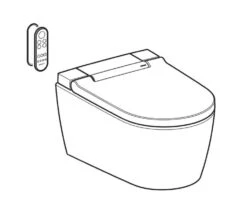 Geberit AquaClean - Bidé Electrónico Sela Con Cerámica, Suspendido, Rimfree, SoftClosing, Blanco Alpino 146.222.11.1 -Baño Suministros Tienda a30195611a368fed9b31f185