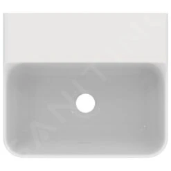 Ideal Standard Conca Ceram - Lavamanos Sobre Encimera 400x350 Mm, Sin Rebosadero, Sin Orificio Para Grifo, Blanco T387901 -Baño Suministros Tienda a599f7c9ca1263eef9a40408