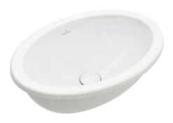 Villeroy & Boch Loop&Friends - Lavabo Encastrado, 660x470 Mm, Sin Rebosadero, CeramicPlus, Blanco Alpino 4A6301R1