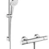 Hansgrohe Croma Select E - Conjunto De Ducha Vario Con Termostato, 3 Chorros, Barra De Ducha 650 Mm, Blanco/cromo 27081400 2 Hansgrohe Croma Select E - Conjunto De Ducha Vario Con Termostato, 3 Chorros, Barra De Ducha 650 Mm, Blanco/cromo 27081400 -Baño Suministros Tienda a92dcadbd252503bc66c1c35