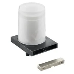 Keuco Edition 11 - Dispensador De Jabón Con Soporte, 180 Ml, Cristal Mate/cromo Negro 11152139000 -Baño Suministros Tienda ae9552f1287137557dffaab9