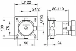 Keuco Accesorios - Cuerpo De Montaje Empotrado DN15 59548000170 -Baño Suministros Tienda aecee0c3a97014970c9ab9fa