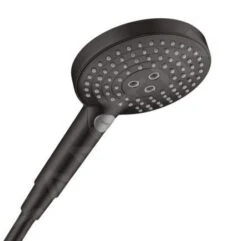 Hansgrohe Raindance Select S - Alcachofa De Ducha 120, 3 Chorros, EcoSmart, Negro Mate 26531670