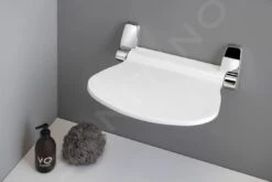 Sapho Sound - Asiento Plegable Para Ducha 385x354 Mm, Blanco 2282 -Baño Suministros Tienda b1ca362514c6a23fbefe92f2