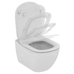 Geberit Duofix - Módulo Para Inodoro Suspendido Con Pulsador Sigma30, Cromo Mate/cromo + Ideal Standard Tesi - WC Y Asiento, Aquablade, SoftClose 111.300.00.5 NU7 -Baño Suministros Tienda b1eefb2b5babd35e96c48635 1