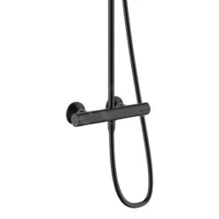 Hansgrohe Vernis Blend - Conjunto De Ducha Showerpipe 200 Con Termostato, EcoSmart, Negro Mate 26089670 -Baño Suministros Tienda b32cfd03e14311eb47ac1f14