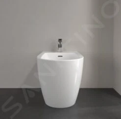Villeroy & Boch Subway 3.0 - Bidé Independiente, Con Rebosadero, Orificio Para Grifo, CeramicPlus, Blanco Alpino 447100R1 -Baño Suministros Tienda b589082a47403ea4d28e2694