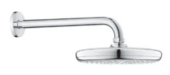 Grohe Tempesta - Rociador De Ducha 210, 1 Chorro, Brazo De Ducha De 286 Mm, Cromo 26411000