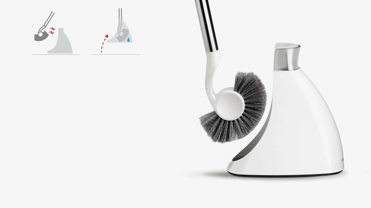 Simplehuman Accesorios De Baño - Escobilla De WC De Pie, Negro BT1084 8 Simplehuman Accesorios De Baño - Escobilla De WC De Pie, Negro BT1084 - Imagen 6